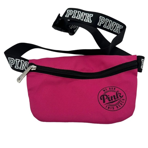 Victoria's Secret PINK Neon Pink Fanny Pack Waist Belt Bag - Picture 1 of 9